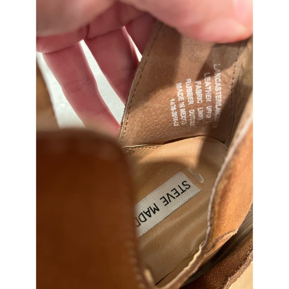 Steve Madden Leather Booties- Size 10 - Picture 4 of 5